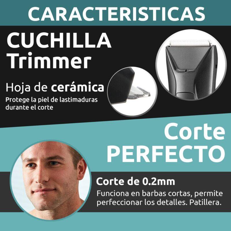 Máquina cortapelo inalámbrica recargable