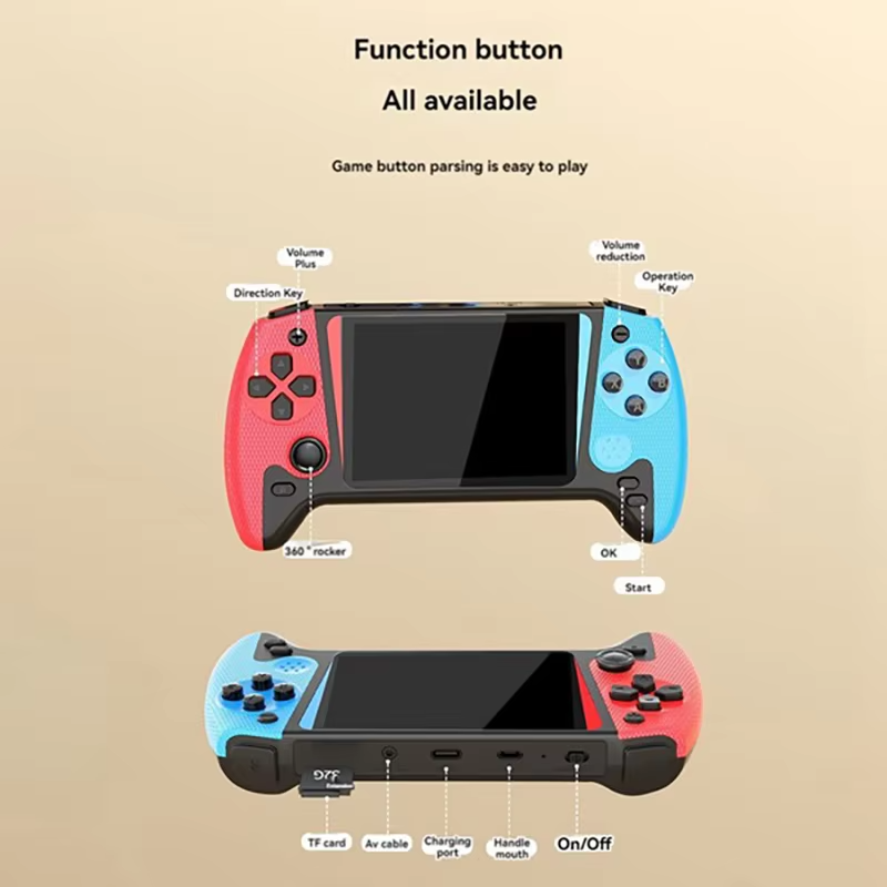 Retro portátil para dos