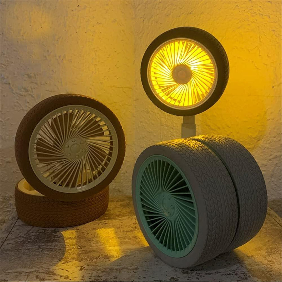 Ventilador plegable de escritorio compacto