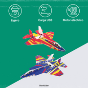 Avión con batería recargable USB