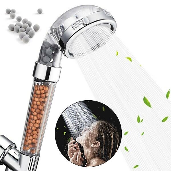 Ducha ecológica con filtros minerales