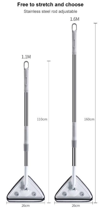 Mopa triangular para esquinas y techos