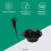 Set cuenco y brocha para tinte