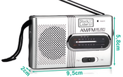 Radio AM FM portátil compacta | ViamoMas