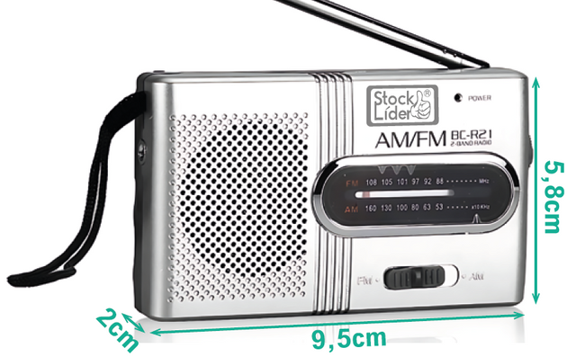 Radio AM FM portátil compacta | ViamoMas