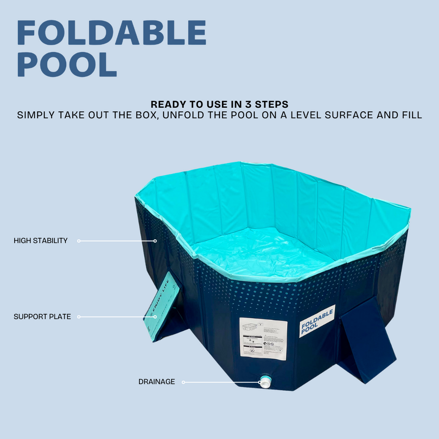 Piscina plegable para jardín y terraza
