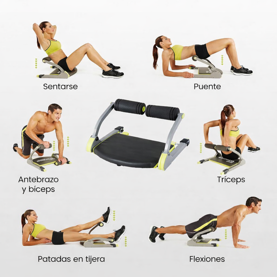 Máquina de Abdominales Ajustable | ViamoMas