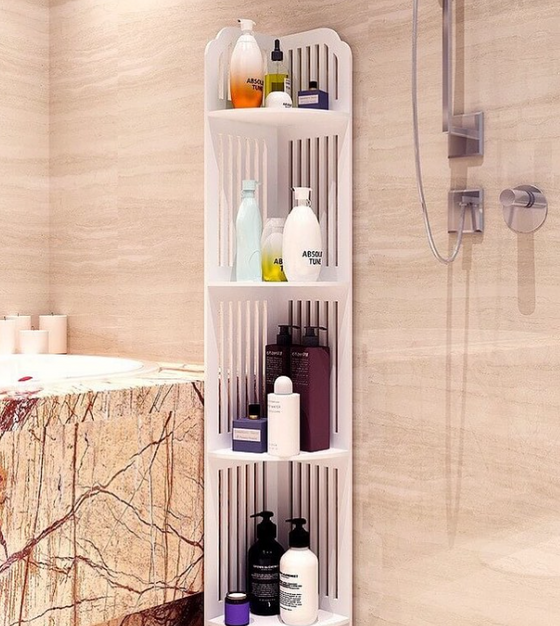 Organizador de Esquina para Baño Compacto