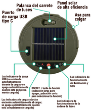 Tira led recargable retráctil 8 m | ViamoMas