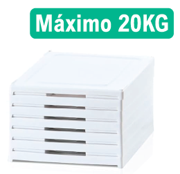 Zapatero 6 plantas plegable con puertas