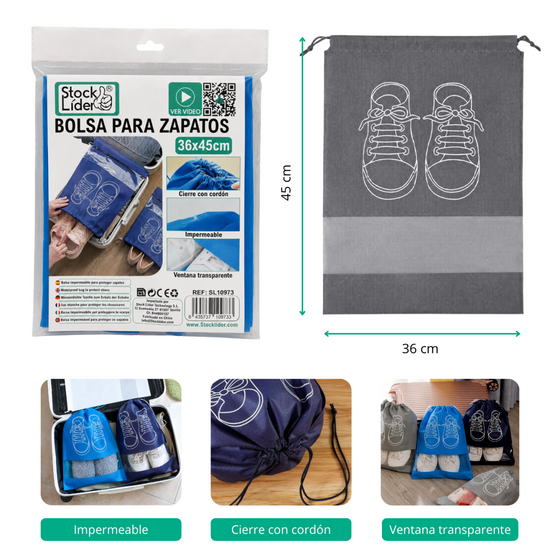 Bolsa para zapatos impermeable | ViamoMas