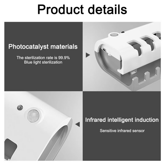 Esterilizador de Cepillos de Dientes UV