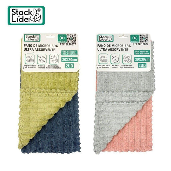 Paño microfibra ultra absorbente 2 uds