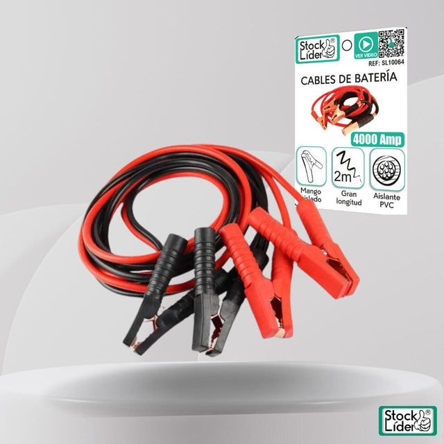 Pinza arranque 4000A para coche y moto