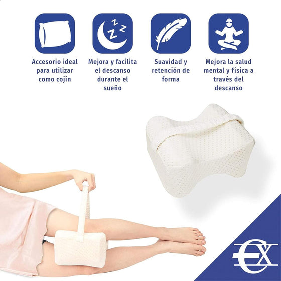 Cojín para dormir de lado con elástico
