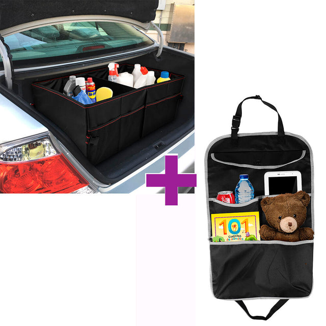 Organizador coche maletero y asiento