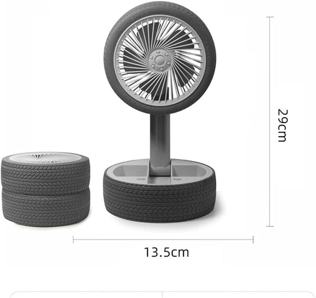 Ventilador plegable de escritorio compacto