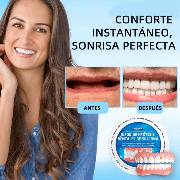 Prótesis Dental de Silicona | Sonrisa Instantánea