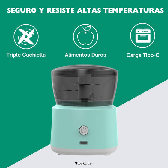 Picadora 350ml compacta para cocina diaria