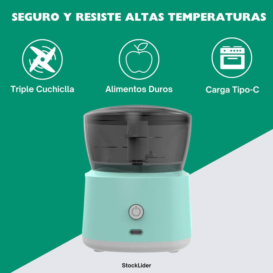 Picadora 350ml compacta para cocina diaria