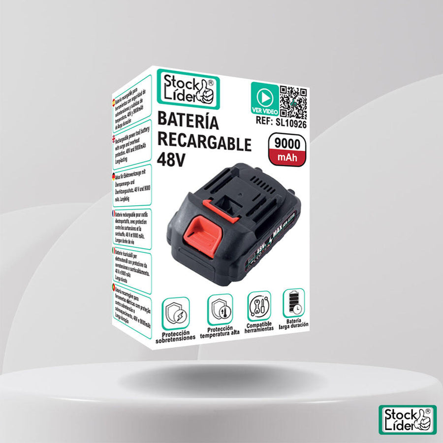 Batería Recargable 48V 9000 mAh