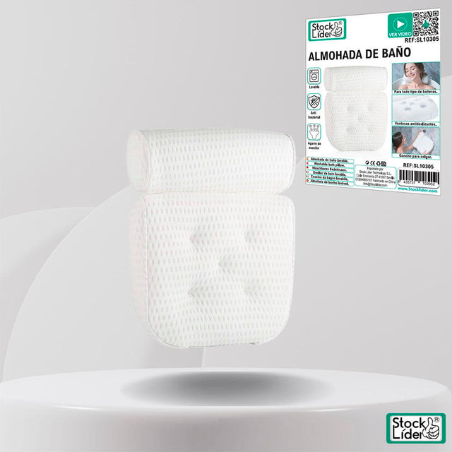 Almohada de baño cómoda para bañera