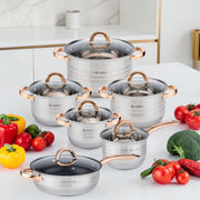 Batería de Cocina 12 Piezas Inducción