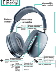 Auriculares inalámbricos cómodos y ligeros
