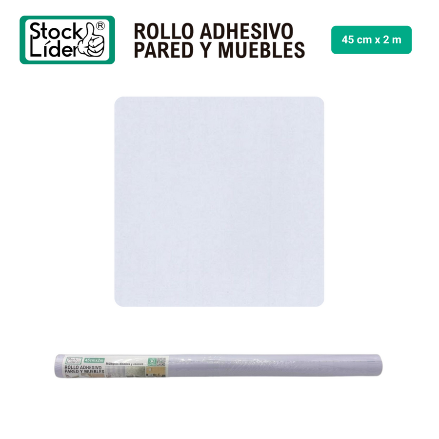 Rollo adhesivo pared y muebles 45x2m
