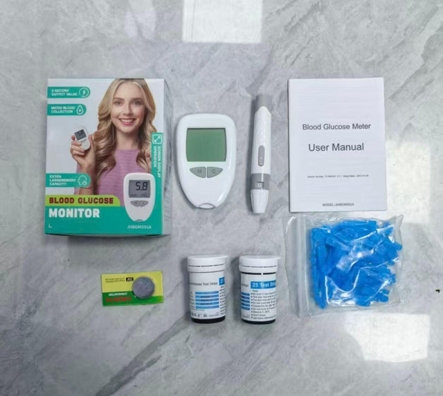 Medidor de glucosa digital con 50 tiras