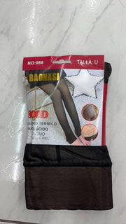 Panty térmico translúcido para invierno
