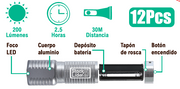 Linterna LED portátil compacta | ViamoMas