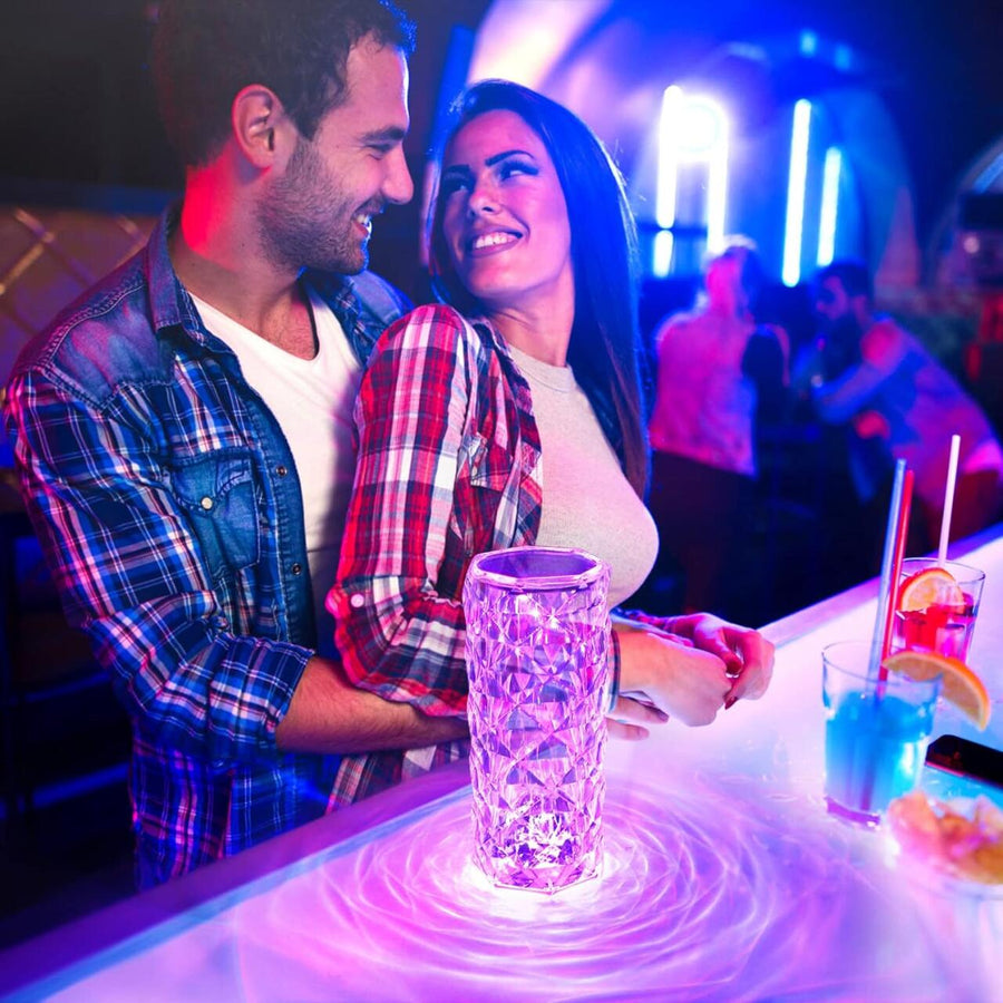 Lámpara táctil multicolor LED recargable