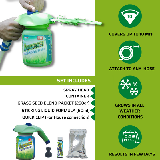 Aquagrazz Refill para césped denso