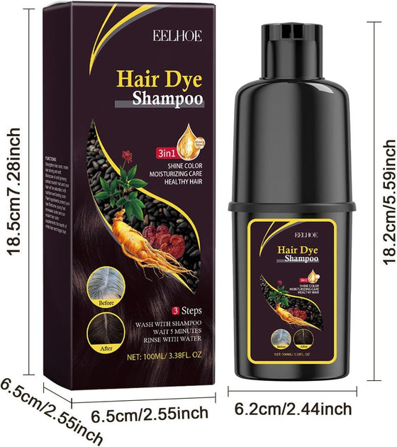 Champú Tinte Negro 3 en 1 EELHOE