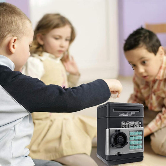 Hucha electrónica con contraseña para niños