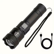 Linterna portátil led recargable zoom