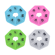 Pastillero semanal compacto y portátil