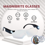 Gafas de aumento con luz LED | ViamoMas