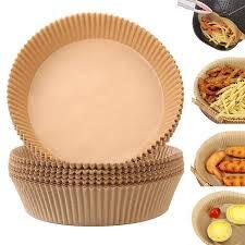 Pack 50 bandejas airfryer | Papel desechable