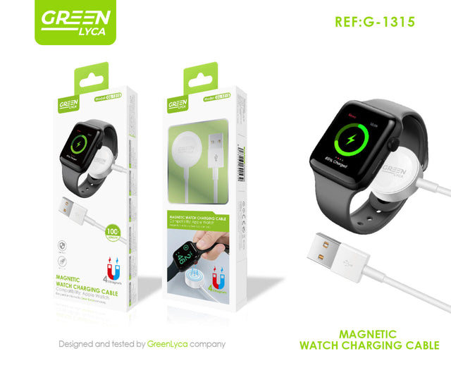 Cable cargador smartwatch magnético