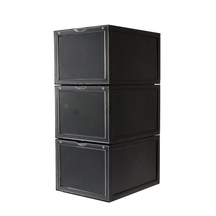 Cajas Zapatos Apilables Transparentes Pack 4