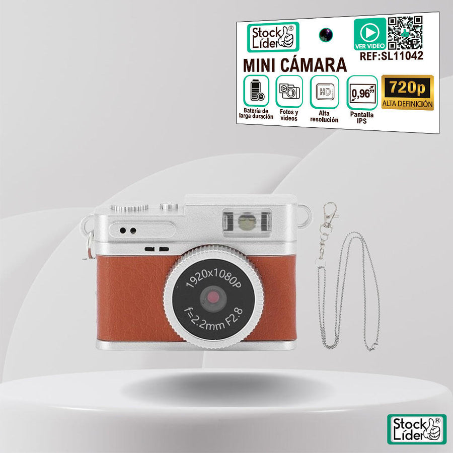Mini cámara HD 720p compacta | ViamoMas