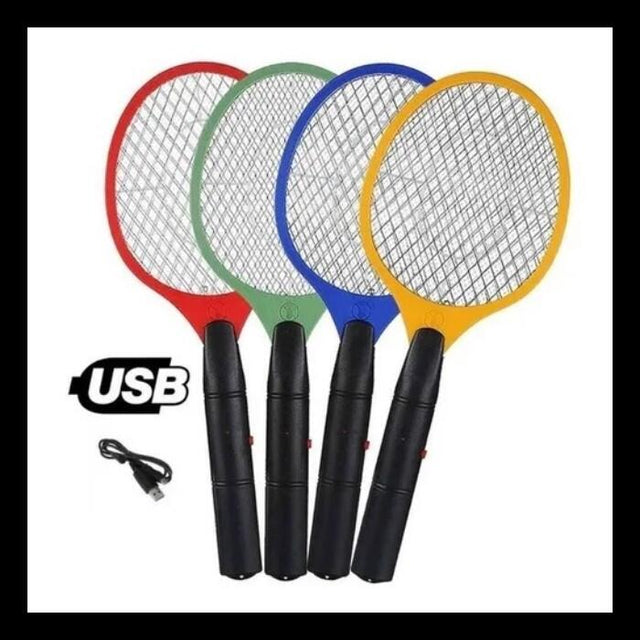 Raqueta matamoscas USB recargable