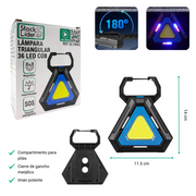 Lámpara triangular LED COB compacta y potente