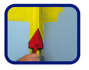 Rodillo de pintura recargable extensible