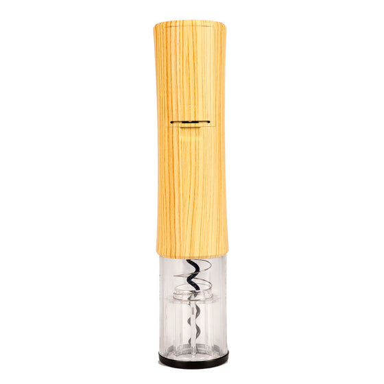 Sacacorchos Eléctrico de Bambú para Vino