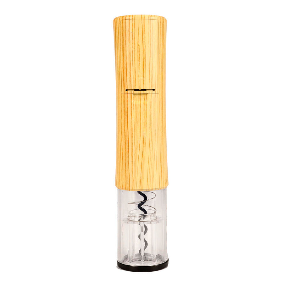 Sacacorchos Eléctrico de Bambú para Vino