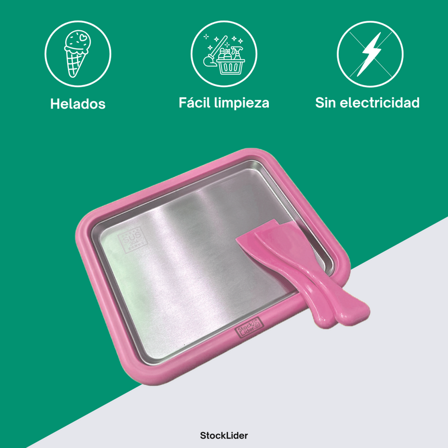 Plancha para helados caseros | ViamoMas