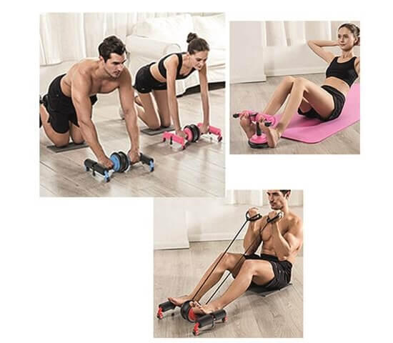 Rodillos Abdominales para core en casa